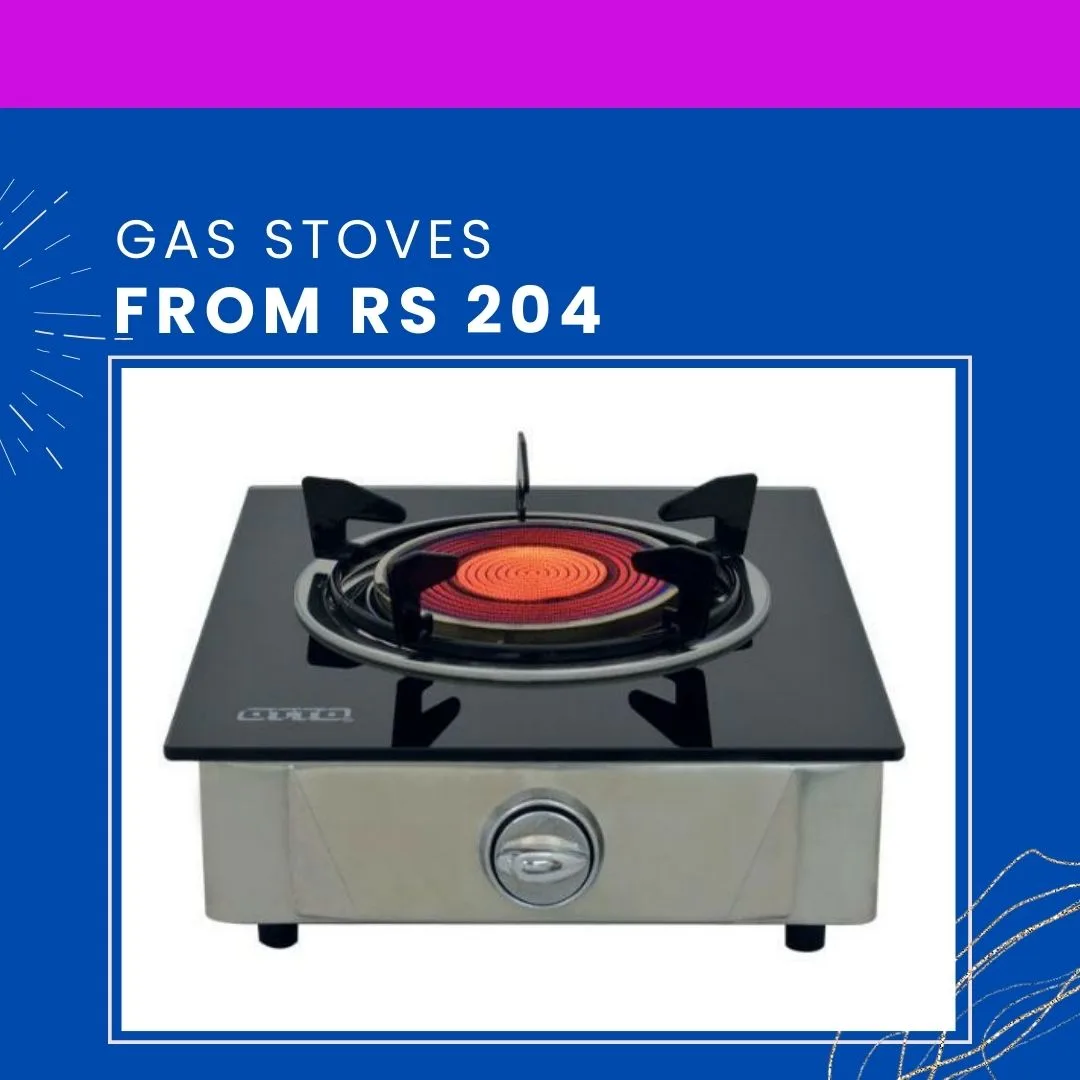 Gas Stoves From Rs 204